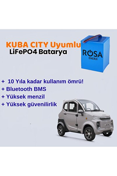 Enerjigo Kuba City LiFePO4 Batarya 72 Volt 60 Ah