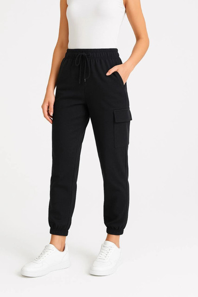 velmorafashion Velmora Black Jogger Sweatpants - Black