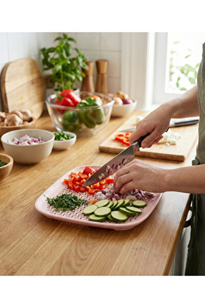 Berina home Süzgeçli Kesim Panosu Kesme Tahtası Kesim Matı %100 Yerli Üretim ...