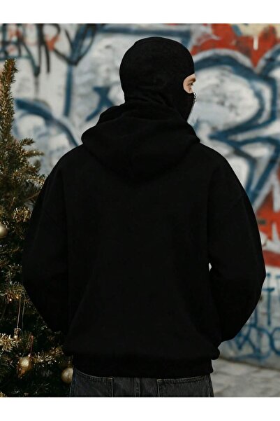 LAYORA Sweat cu două straturi K cu glugă cu fermoar pentru bărbați tricou