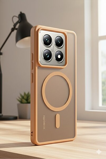 Kipgsm Xiaomi Mi 14&14T Pro Uyumlu Kılıf Kamera Korumalı Magsafe Kablosuz Şar...