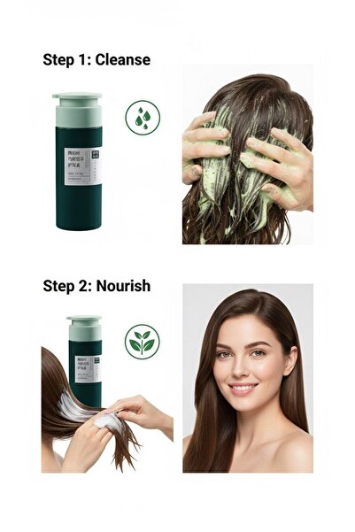 Seven Green Nature Seven Green New Shampoo: Nature Green Herbal Plant Extract Promotes Hair Growth and Prevents Hair Loss