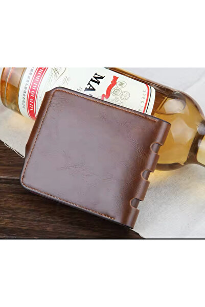 Genuine Vintage Cowboy Wallet – Retro Western Style Leather Wallet for Men, Slim Bifold Design, Durable