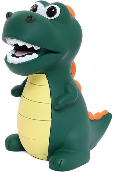 OEM Green dinosaur piggy bank for children