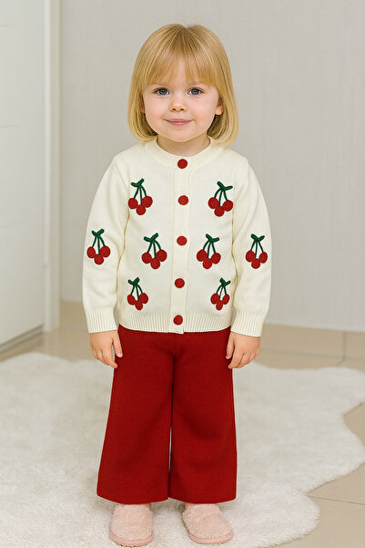 SANTRALBEBE Girl's Knitwear Trouser Suit