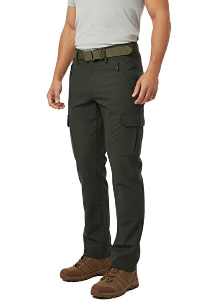 DYNAMO Pantaloni tactici din fleece pentru bărbați, cu gel moale, de iarnă, obișnuiți BGL-ST04974