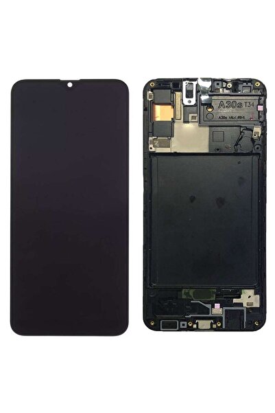 Samsung Display compatibil Galaxy A30S A307 Display compatibil OLED Black Negru