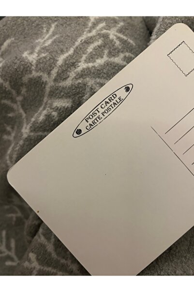 Kalici Egitim emel hoca Green Deer Postcard Embossed Design