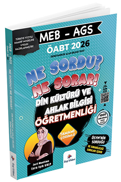 Dizgi Kitap 2026 ÖABT MEB-AGS Din Kültürü ve Ahlak Bilgisi Öğretmenliği Ne So...