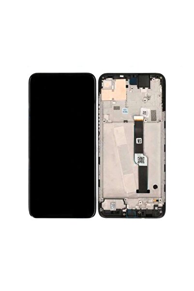 Motorola Display compatible with Moto One Fusion Plus Black with Frame