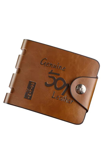 Genuine Vintage Cowboy Wallet – Retro Western Style Leather Wallet for Men, Slim Bifold Design, Durable