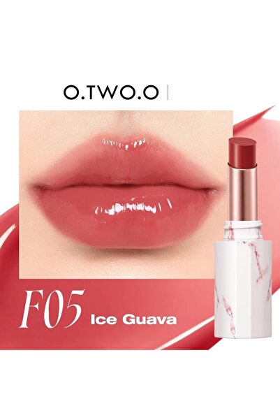 O.TWO.O Cosmetics Ice-Film Mirror Shine Lipstick (Color#5- Ice Guava)