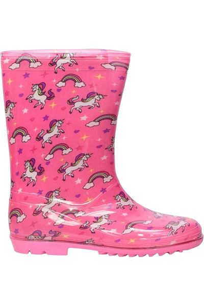 OEM Ghete de cauciuc impermeabile pentru fete, Pink Unicorn 33