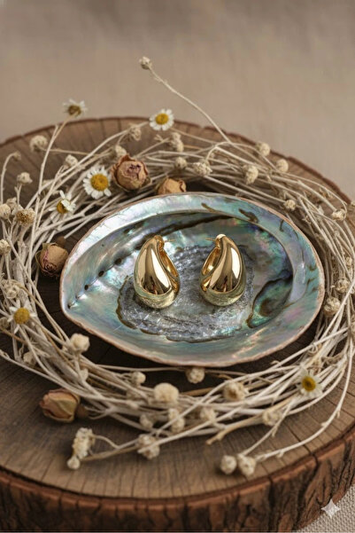 Dorvina Drop Earrings Gold Color 30 mm Brass Women's Jewelry