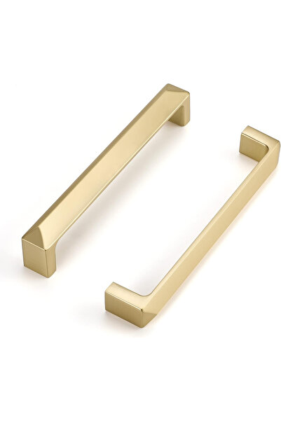 OEM Gold cabinet handles - 170 mm, 160mm between holes, set of 10 pieces