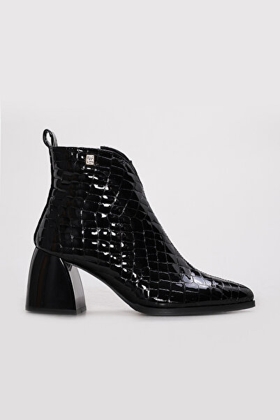 FAST STEP Cizme de damă din piele naturală cu toc gros 064SZA805