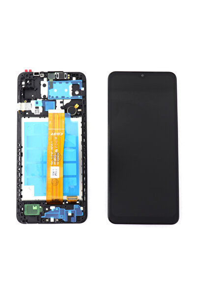 Samsung Συμβατή οθόνη για Galaxy A12 A125 OEM Συμβατή οθόνη LCD μαύρη με πλαίσιο