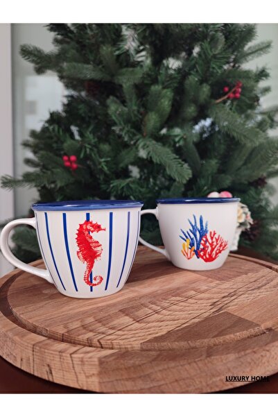 Madame Coco Marines Vague 2-Piece Mug Set