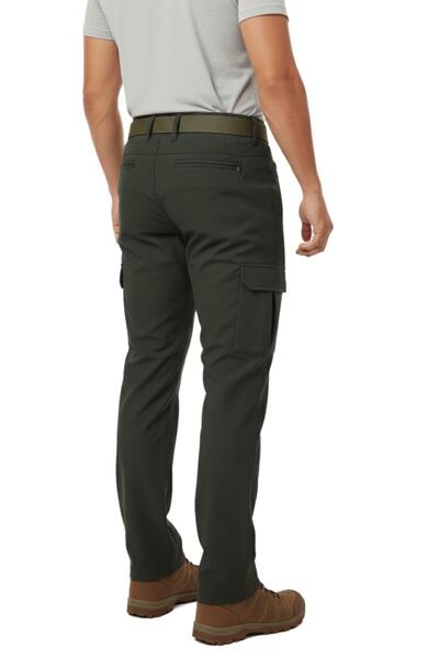 DYNAMO Pantaloni tactici din fleece pentru bărbați, cu gel moale, de iarnă, obișnuiți BGL-ST04974