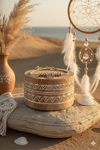 Dorvina 316L Steel Moon Star Figure Women Bracelet Gold Color Tube Chain