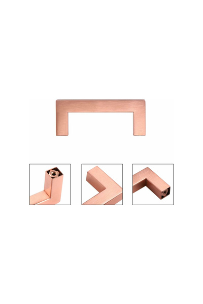 OEM Rose gold cabinet handles - 170 mm, 160mm between holes set of 20 pieces