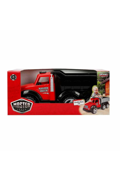 Royal Giant Dump Truck - Master Truck Big Foot - 6 Wheels and Black Folding Dump Truck, 85 x 37 x 31 CM