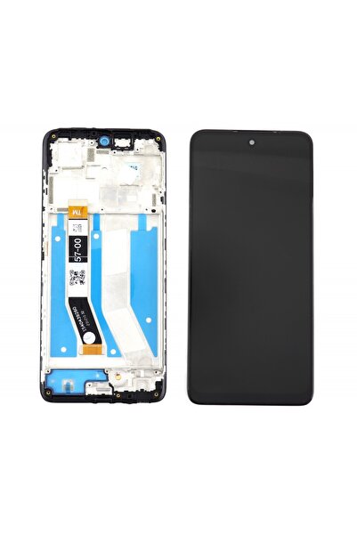Motorola Display compatibil Moto G73 cu Rama Negru Black