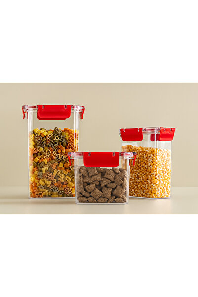 ELİFSU HOME Rectangular Deep Chef Box Set of 3 (760ml 1200ml 1600ml)