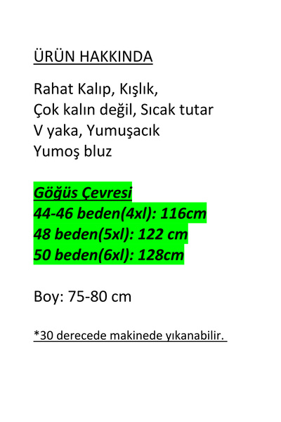 anne moda ankara Winter, Patterned, 95% Viscose, V-Neck, Soft Blouse