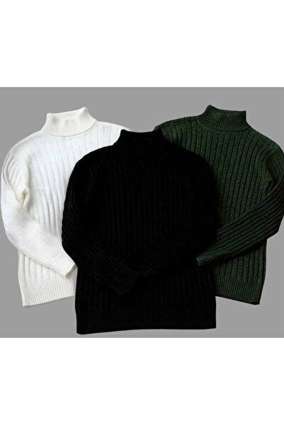 Daniel Lucci Men's turtleneck Corded Fabric knitwear sweater