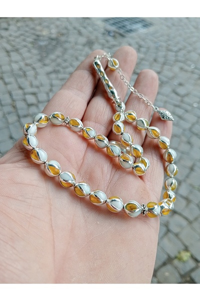 tesbihediye Gümüş kafes tesbih modelimiz 925 ayar kutulu belgeli deve kehriba...