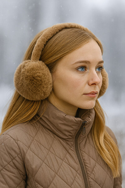 PaminBags Aksesuar Plush Pufy Adjustable Large Headphones