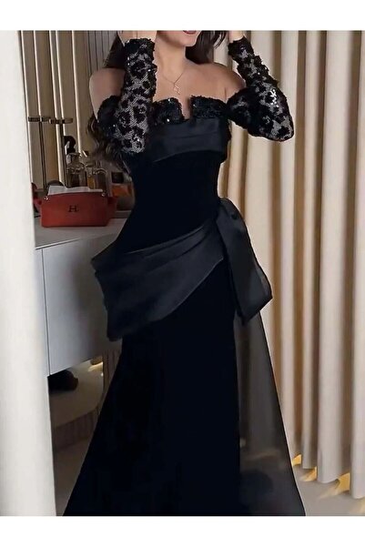 Narin Boutique black evening dress