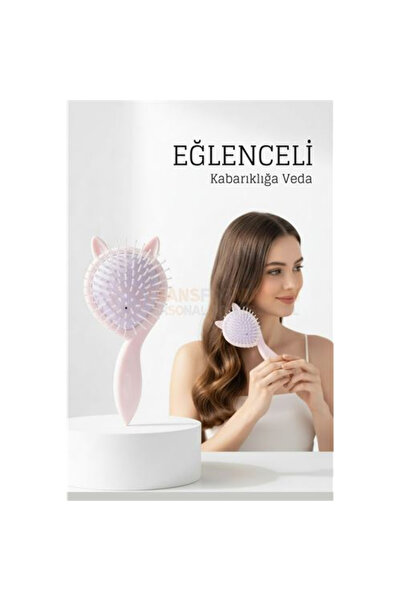 TakÇalıştır فرشاة شعر طبيعية مضادة للكهرباء الساكنة - مشط لفك تشابك الشعر - T...