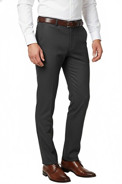 Günce Men's Winter Lycra Fabric Pants Bgl-St04906