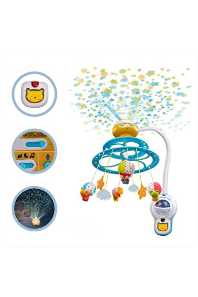 BVtech Carusel Muzical Vtech Baby pentru Patut-ul Bebelusului cu Lumina de Ve...