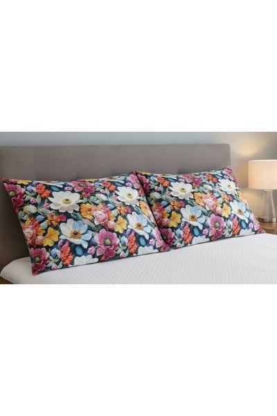 Taç Digital Pillowcase Set. 2 Pieces 50X70 Cm, 100% Cotton