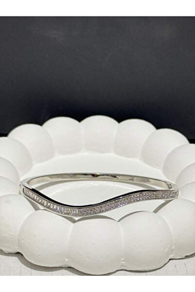 XUPING JEWELRY 316L zirkon taşlı kelepçeli Çelik bileklik paslanmaz kararmaz