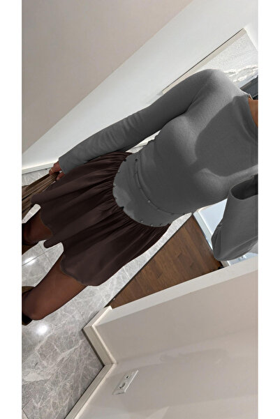 MAXXANA Viral Zımba Paneled Thessaloniki Dress