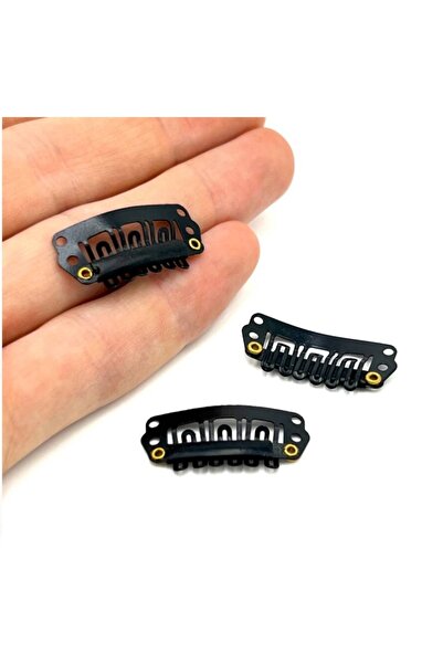 ELYTA Profesyonel Mikro Çıtçıt Toka Klipsi 2.8 mm– Peruk / Postiş / Saç Kaynak İçin Dayanıklı 10 adet