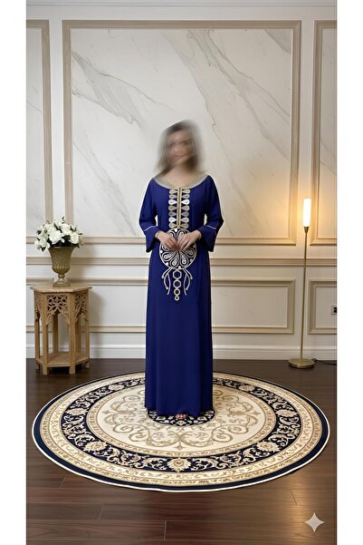ISHRAQAT AL-AMAL Elegant dress with luxurious gold embroidery