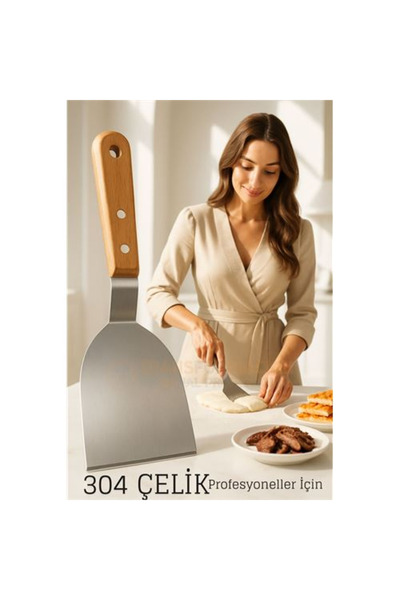 Fırsatkolik Professional Kitchen Spatula- Dough Pastry Meat Spatula Professio...