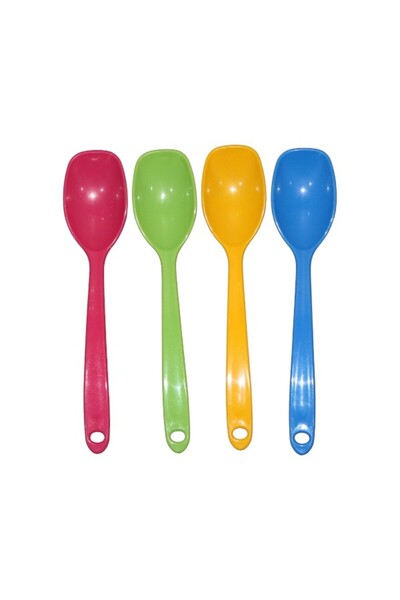 WDA Colorful Plastic Spoon Set – 12 Pieces