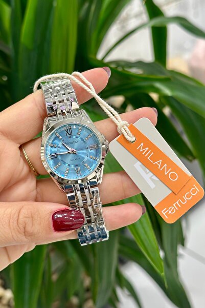 Ferrucci Çelik Kordon Su Geçirmez Garantili Kadın Kol Saati