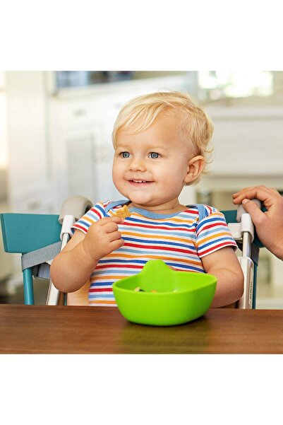 Munchkin Munchkin Last Drop Newborn Baby Food Bowl with Built-in Suction Tube, Green