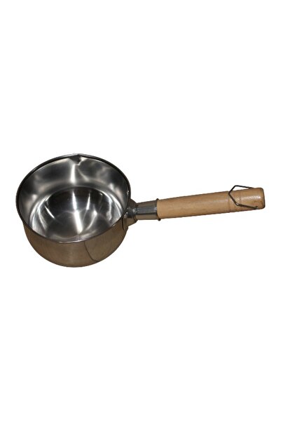 WDA Stainless Steel Saucepan with Wooden Handle – Multi-Purpose Cooking Pot