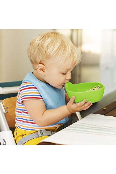 Munchkin Munchkin Last Drop Newborn Baby Food Bowl with Built-in Suction Tube, Green