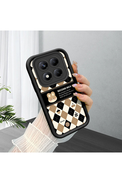 Hontinga حافظة هاتف من السيليكون الناعم متوافقة مع نمط الإطار Xiaomi Redmi No...