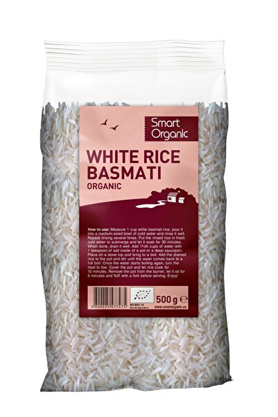 Smart Organic Orez basmati alb 500g