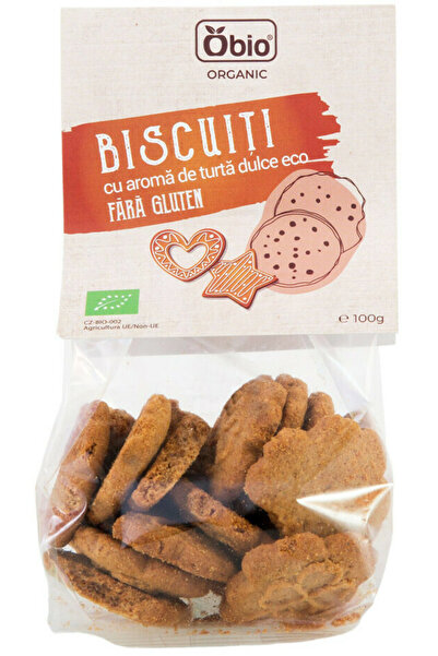 OBİO Biscuiti cu aroma de turta dulce fara gluten bio 100g